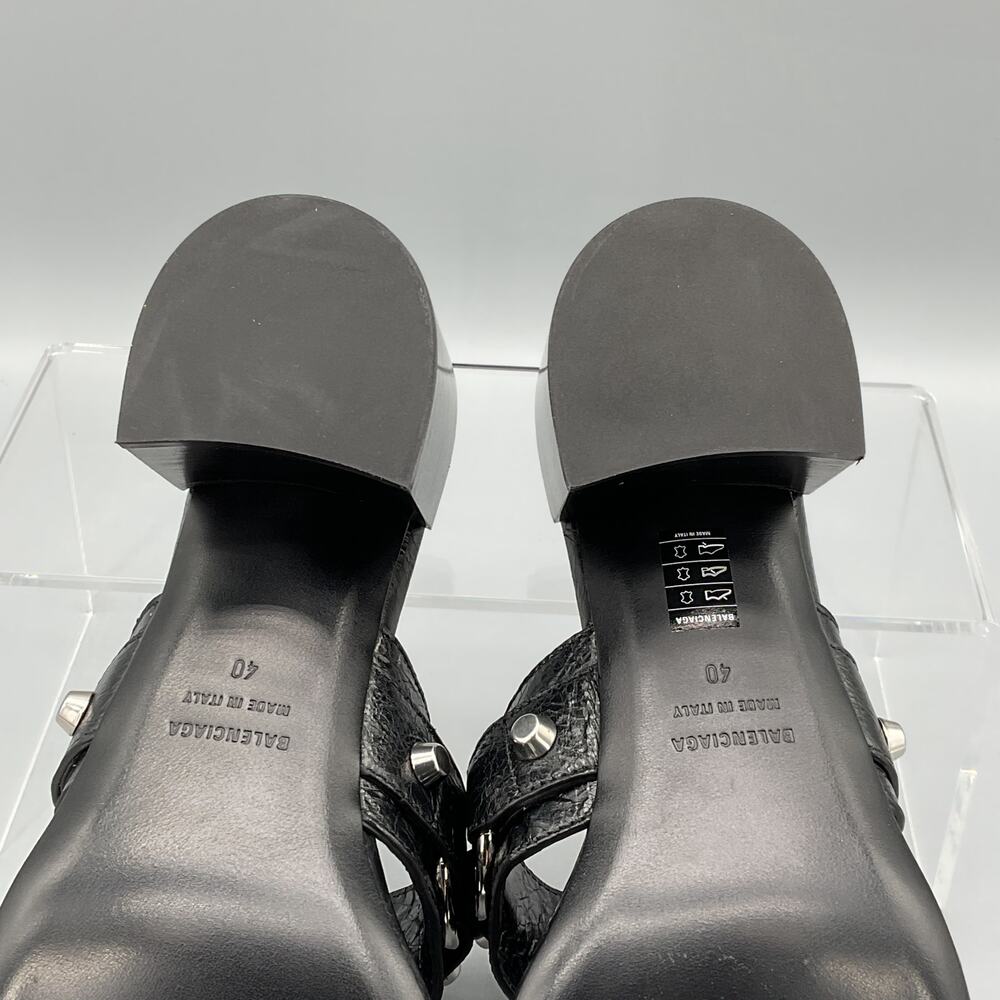 NEW Balenciaga Women’s City Thong Sandals Black Size US 10C/IT 40C - Picture 10 of 11